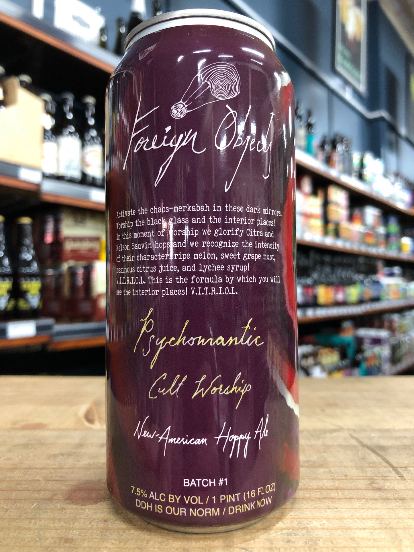 Foreign Objects Psychomantic Cult Worship 473ml Can