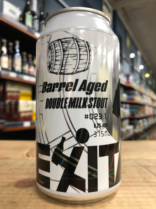 Exit PX Barrel Aged Double Milk Stout 375ml Can