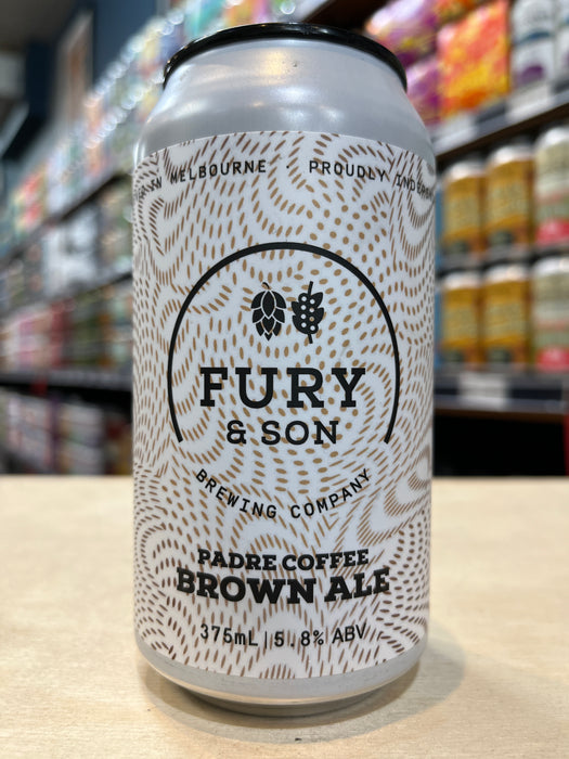 Fury & Son Padre Coffee Brown Ale 375ml Can