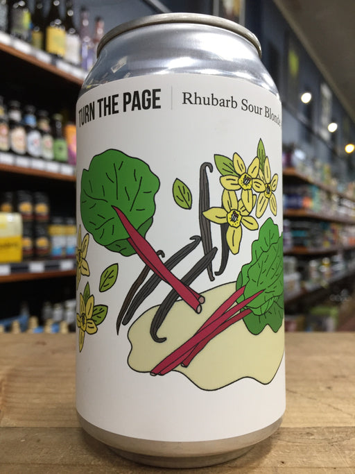 Hop Nation Turn The Page Rhubarb Sour 375ml Can