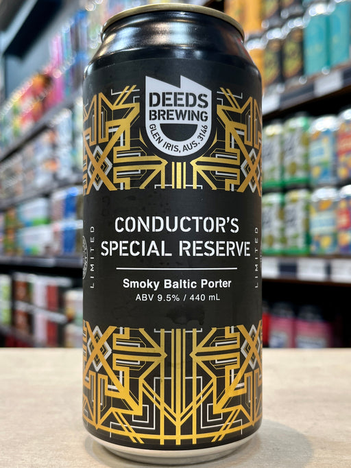 Deeds Conductor's Special Reserve 2022 Smoky Baltic Porter 440ml Can