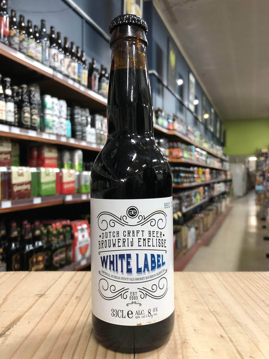 Emelisse White Label Old Smokey Bourbon Barrel-Aged Russian Imperial Stout 330ml