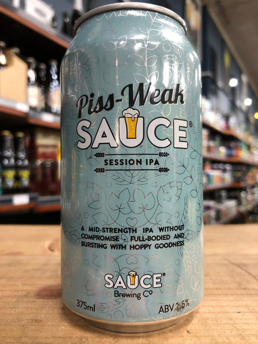 Sauce Piss-Weak Sauce Session IPA 375ml Can
