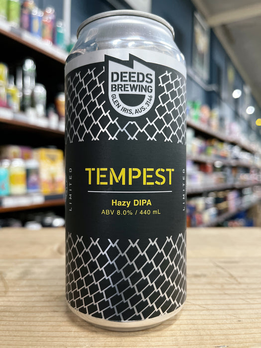Deeds Tempest Hazy DIPA 440ml Can