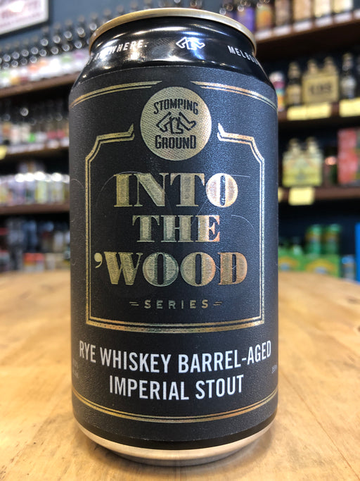 Stomping Ground Into the Wood: Rye Whiskey Barrel-Aged Imperial Stout 355ml Can
