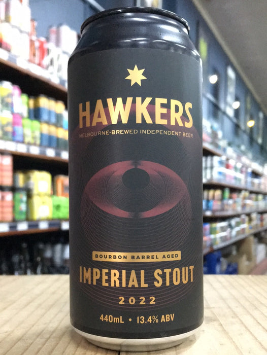Hawkers Imperial Stout 2022 Bourbon Barrel Aged 440ml Can
