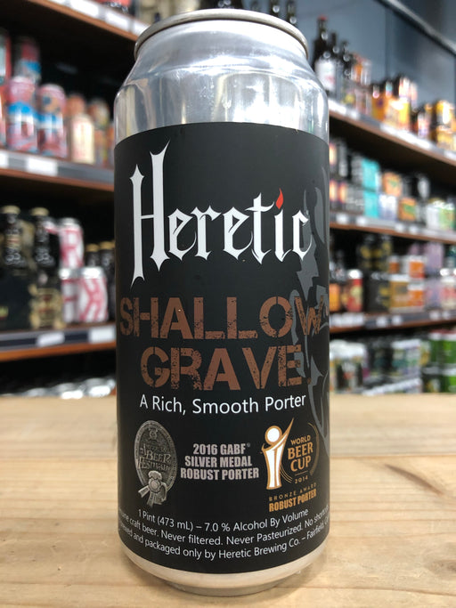 Heretic Shallow Grave Porter 473ml Can