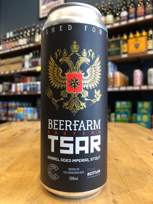 Beerfarm Eastern Tsar Barrel Aged Imperial Stout 500ml Can