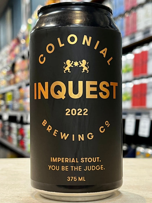 Colonial Inquest Imperial Stout 2022 375ml Can