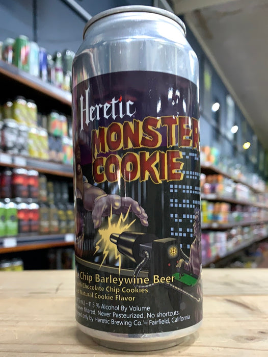 Heretic Monster Cookie Chocolate Chip Barleywine 473ml Can