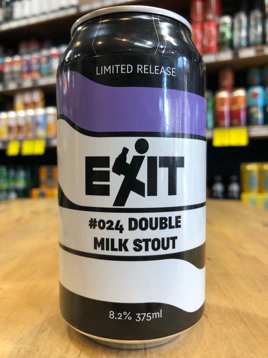 Exit #024 Double Milk Stout 375ml Can