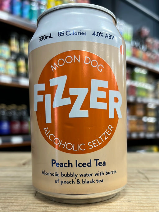Fizzer Peach Iced Tea Alcoholic Seltzer 330ml Can