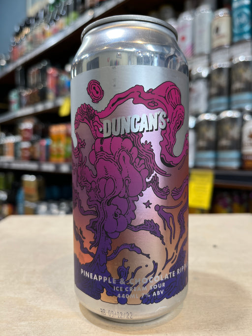 Duncans Pineapple & Chocolate Ripple Ice Cream Sour 440ml Can