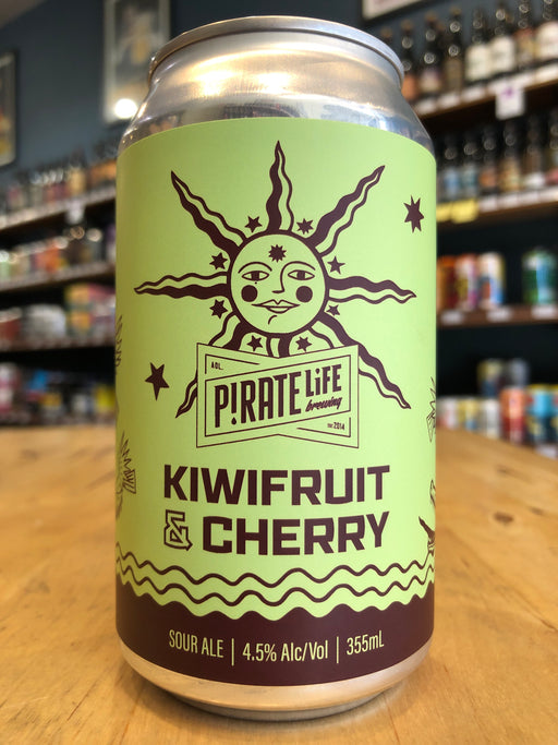 Pirate Life Kiwifruit & Cherry 355ml Can