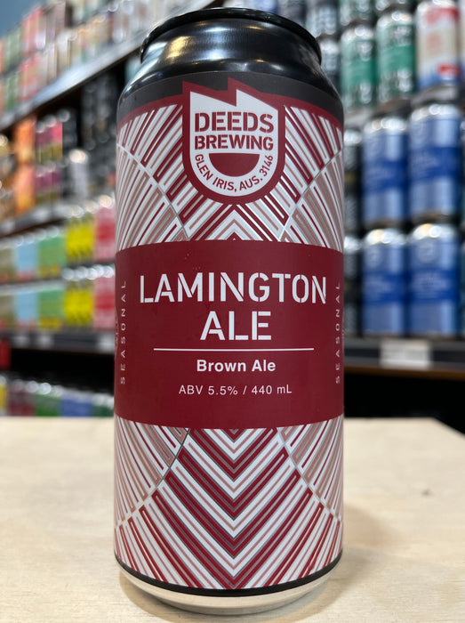 Deeds Lamington Brown Ale 440ml Can