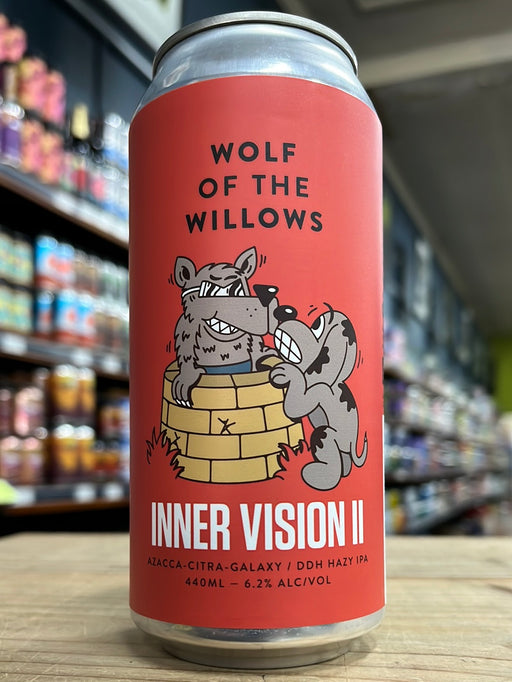 Wolf of the Willows Inner Vision II DDH Hazy IPA 440ml Can