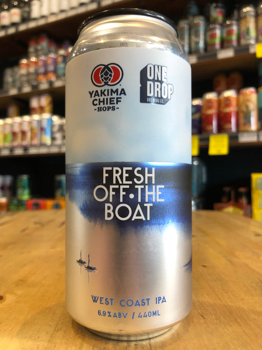 One Drop Fresh Off The Boat West Coast IPA 440ml Can