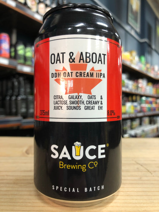 Sauce Oat & Aboat DDH Oat Cream IPA 375ml Can